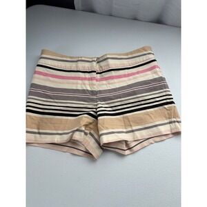 Cynthia Rowley Striped Shorts High‎ Waist Casual Size 6